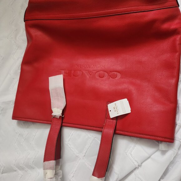 Brand NEW. Authentic XL size Coach Bag- Cherry Red Color - Picture 7 of 8